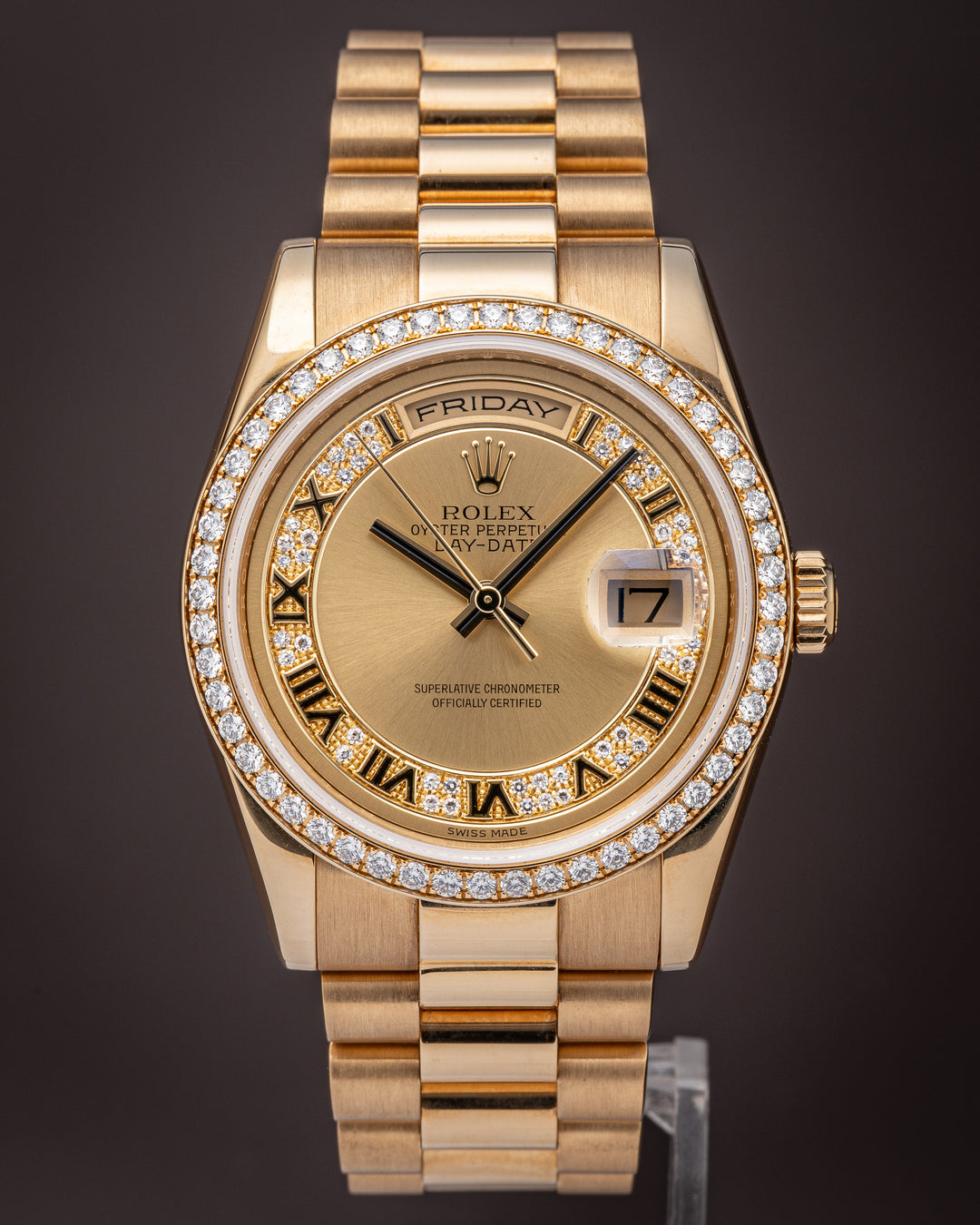 Rolex 18k Yellow Gold Day-Date (118348)