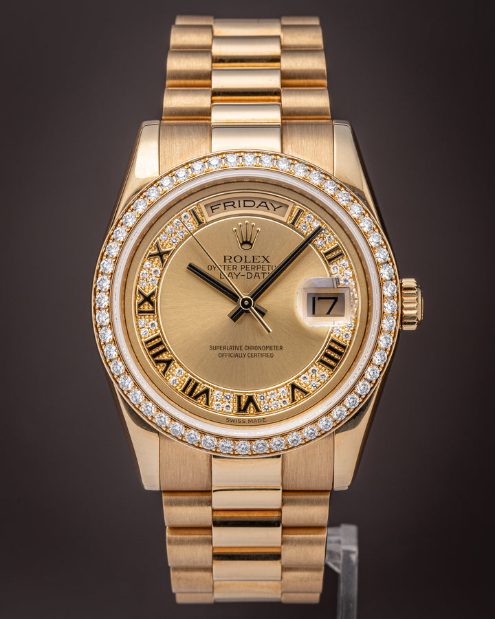 Rolex 18k Yellow Gold Day-Date (118348)