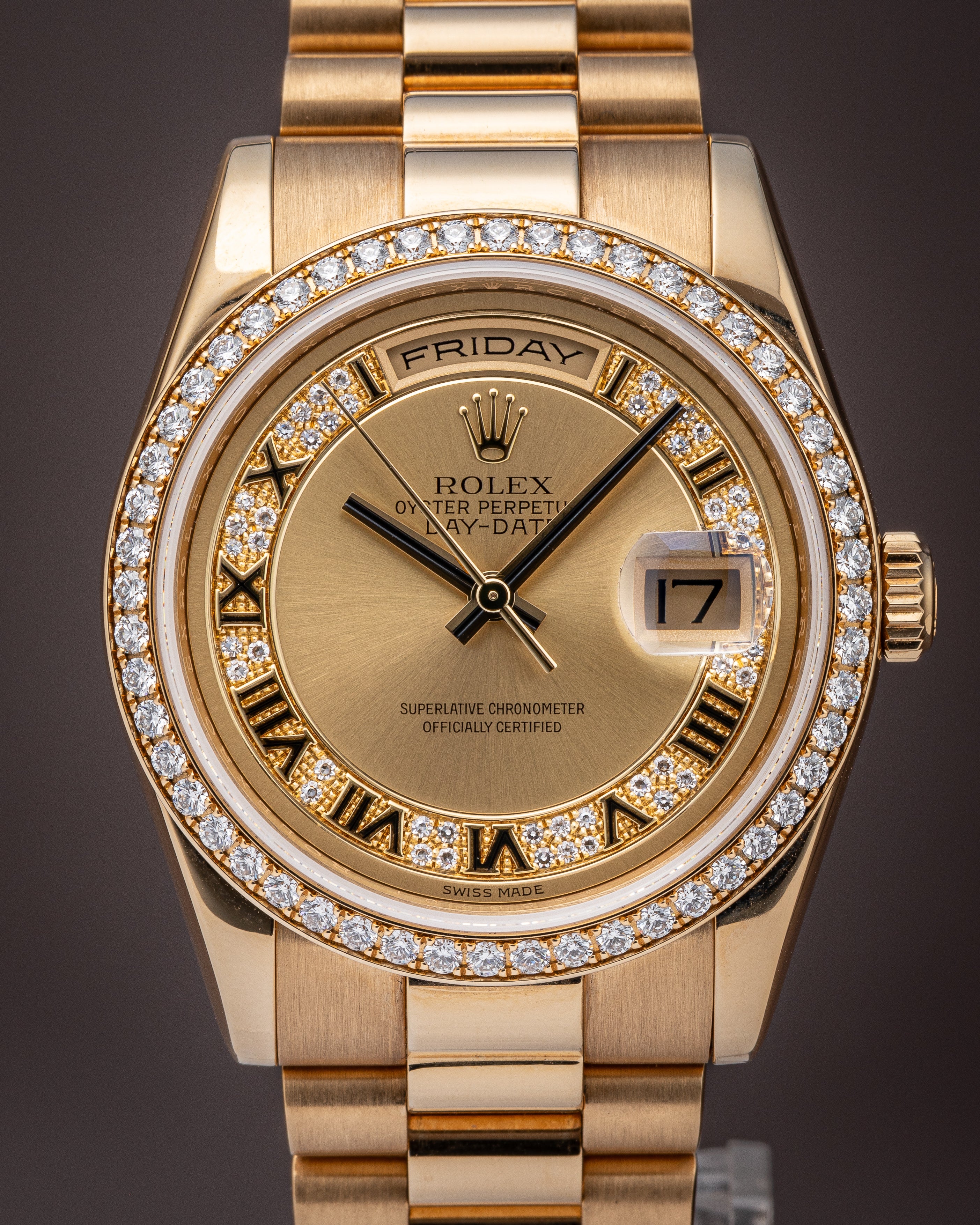 Rolex 18k Yellow Gold Day-Date (118348) – Watches Etc.