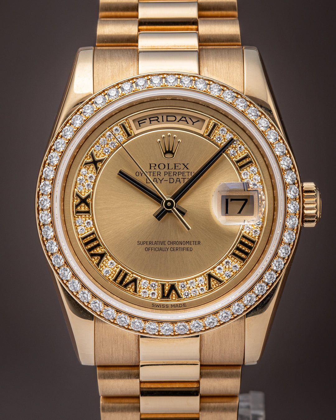 Rolex 18k Yellow Gold Day-Date (118348)