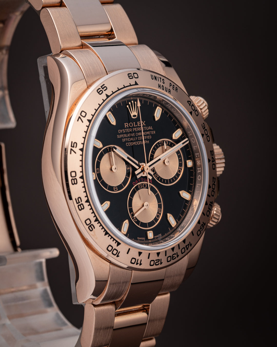 Rolex 18k Rose Gold Cosmograph Daytona (116505)