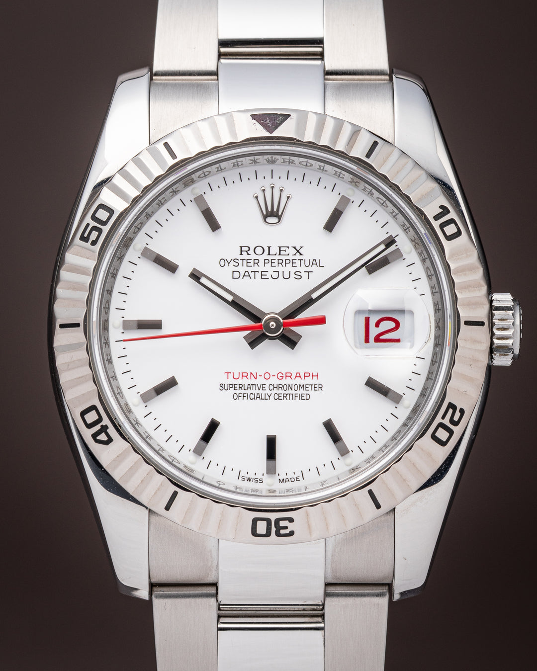 Rolex Stainless Steel Datejust Turn-o-Graph (116264)