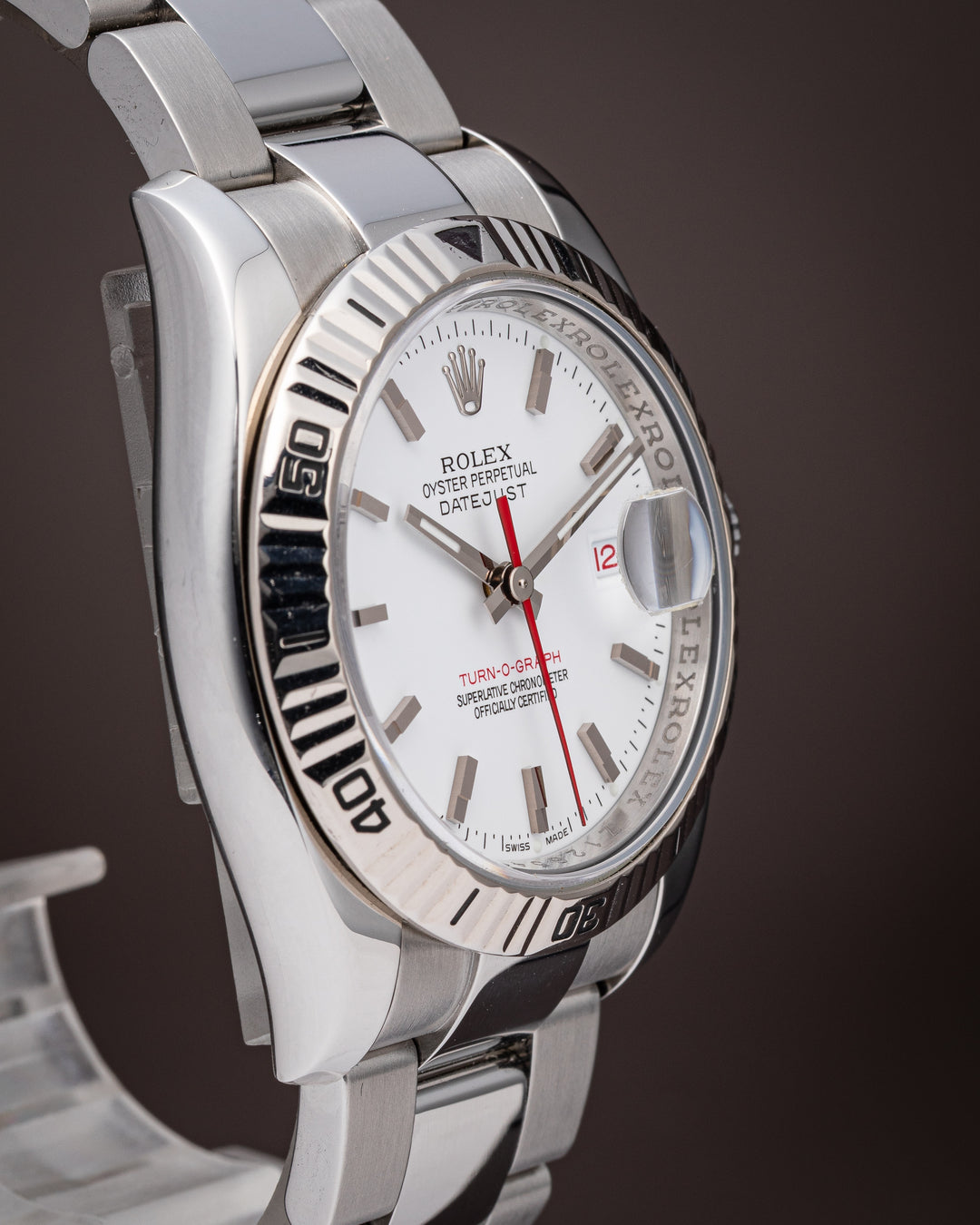 Rolex Stainless Steel Datejust Turn-o-Graph (116264)