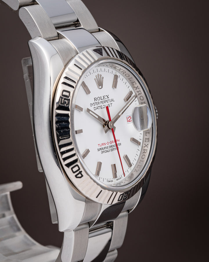 Rolex Stainless Steel Datejust Turn-o-Graph (116264)