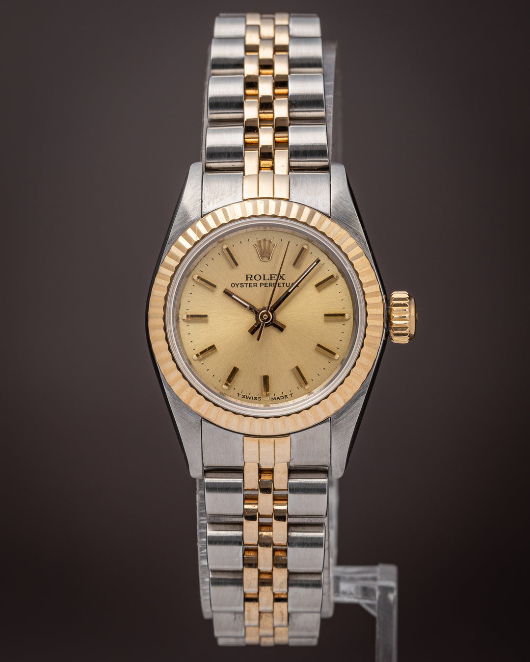 Rolex Stainless Steel and 18k Yellow Gold Women's Oyster Perpetual (67193)