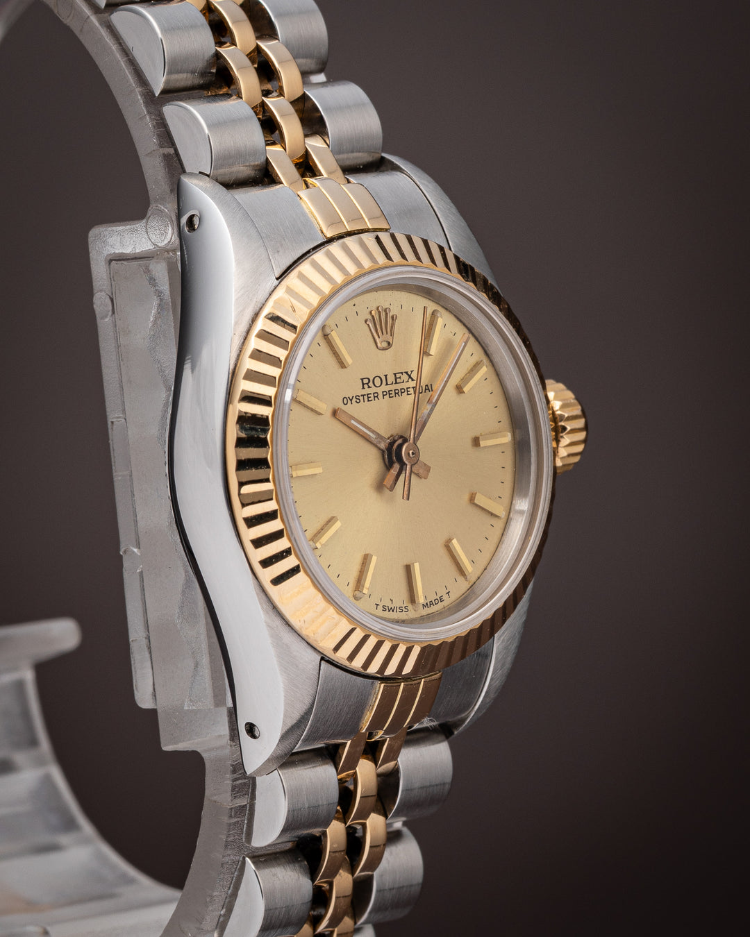 Rolex Stainless Steel and 18k Yellow Gold Women's Oyster Perpetual (67193)