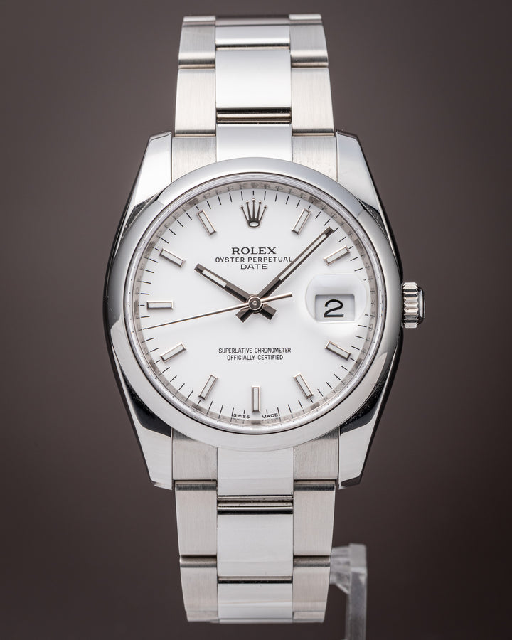 Rolex Stainless Steel Date (115200)