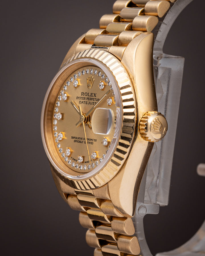 Rolex 18k Yellow Gold Women's Datejust (69178)
