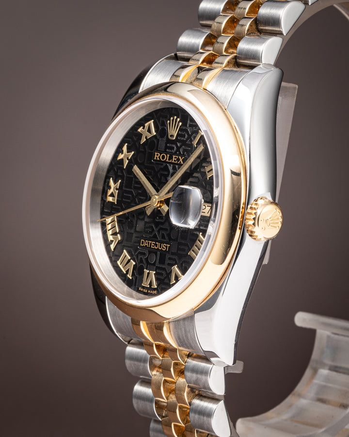 Rolex Stainless Steel and 18k Yellow Gold Datejust (116203)