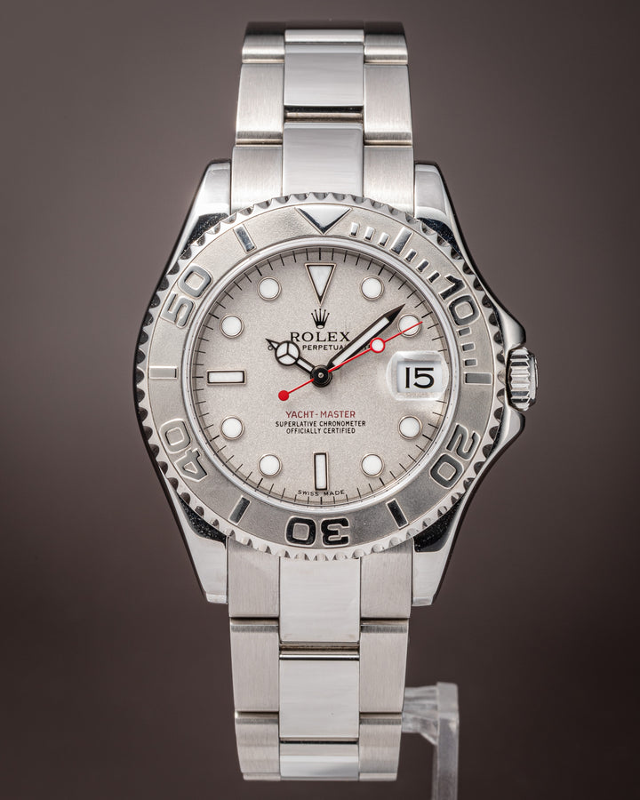 Rolex Stainless Steel and Platinum Women's Yacht-Master (168622)