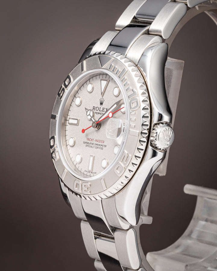 Rolex Stainless Steel and Platinum Women's Yacht-Master (168622)