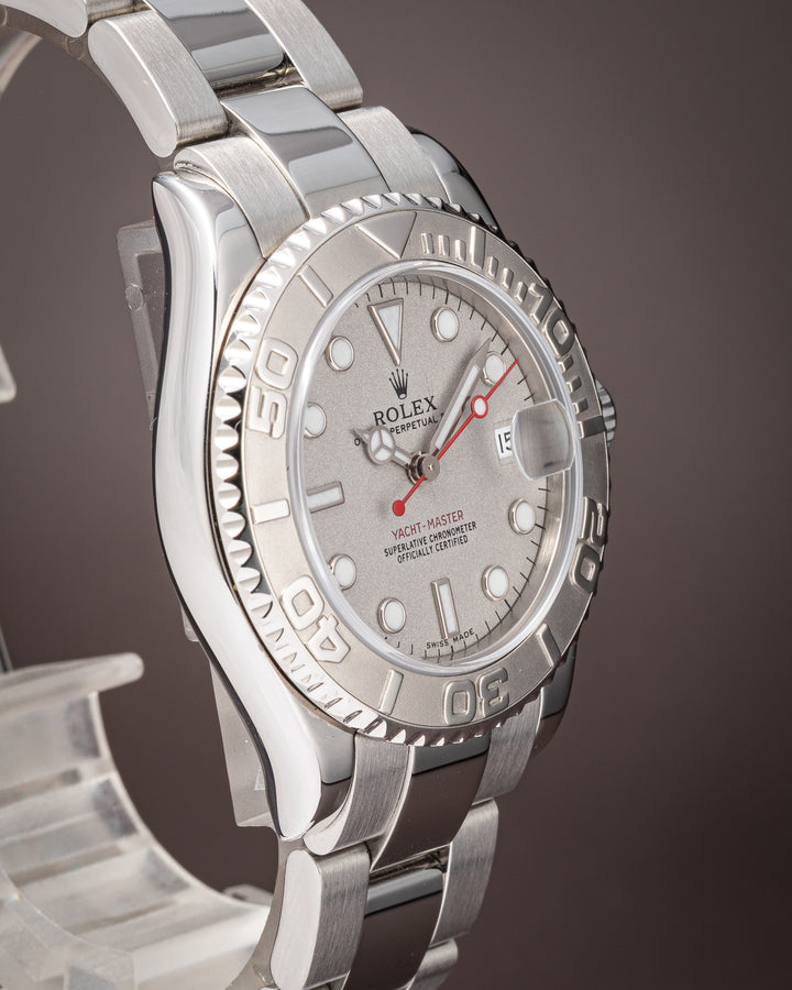Rolex Stainless Steel and Platinum Women's Yacht-Master (168622)