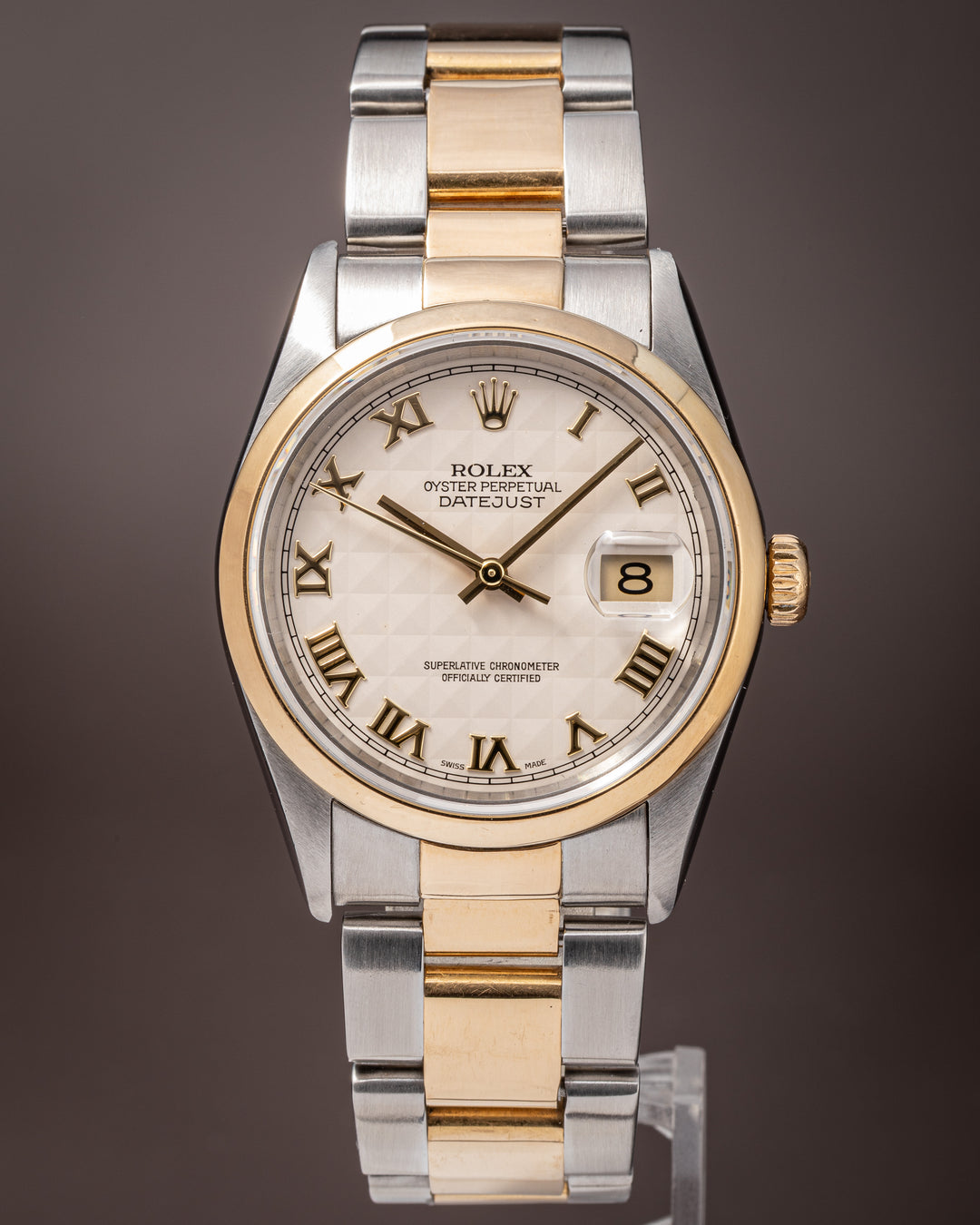 Rolex Stainless Steel and 18k Yellow Gold Datejust (16203)