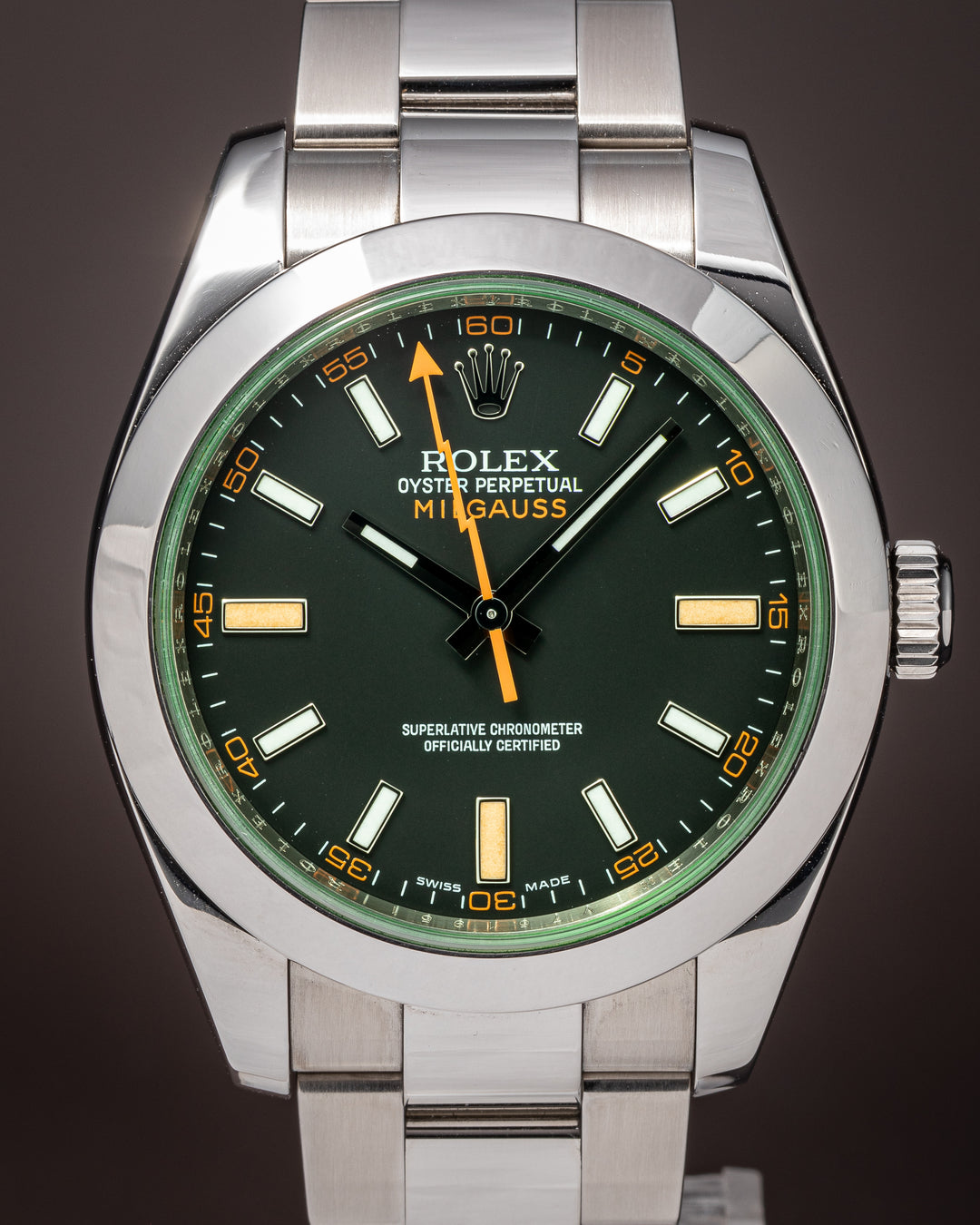 Rolex Stainless Steel Milgauss (116400GV)