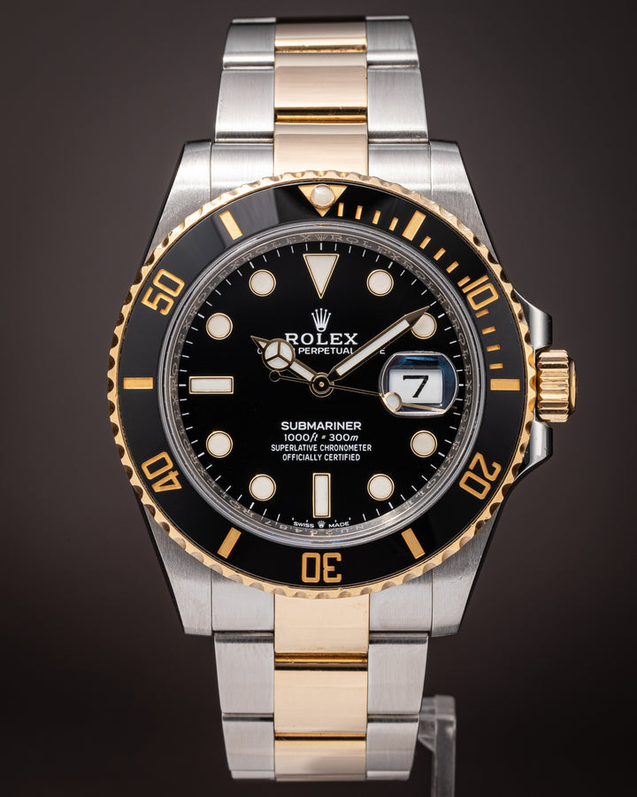 Rolex Stainless Steel and 18k Yellow Gold Submariner Date (126613LN)