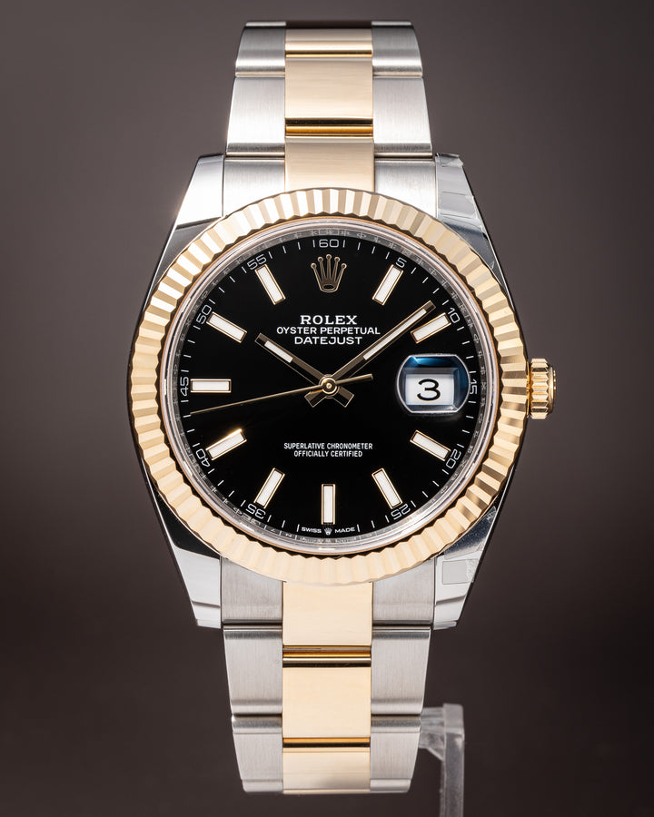 Rolex Stainless Steel and 18k Yellow Gold Datejust 41 (126333)