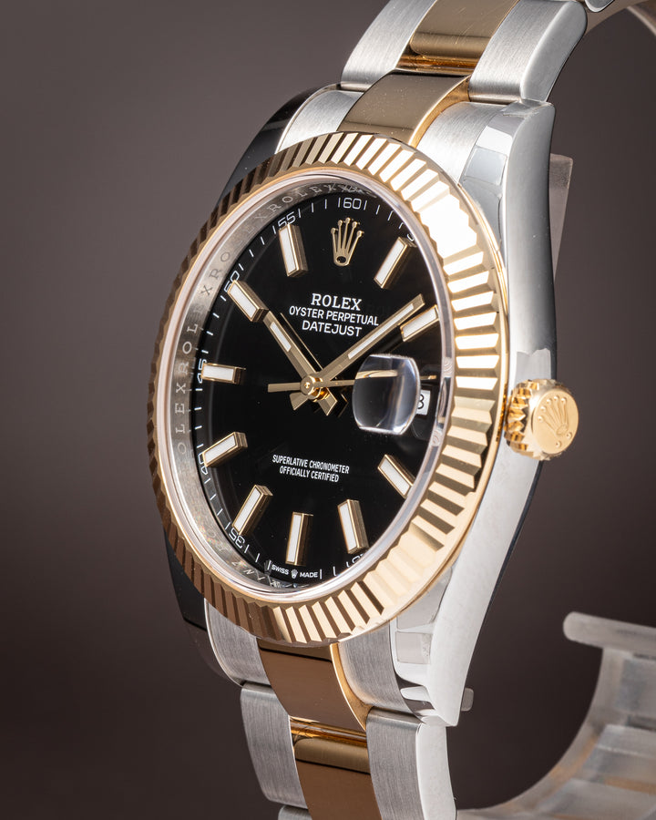 Rolex Stainless Steel and 18k Yellow Gold Datejust 41 (126333)