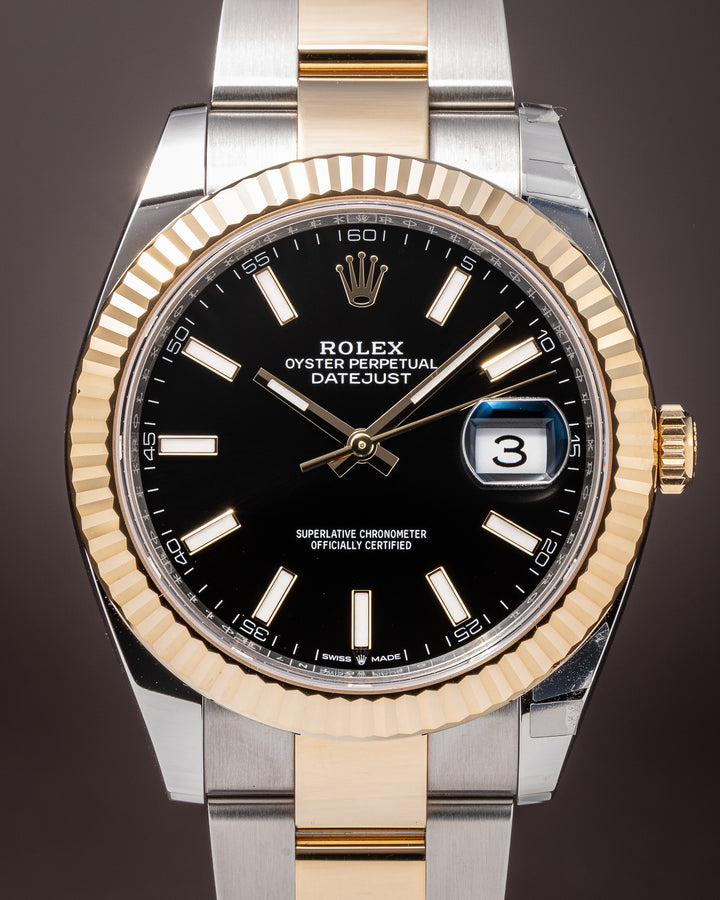 Rolex Stainless Steel and 18k Yellow Gold Datejust 41 (126333)