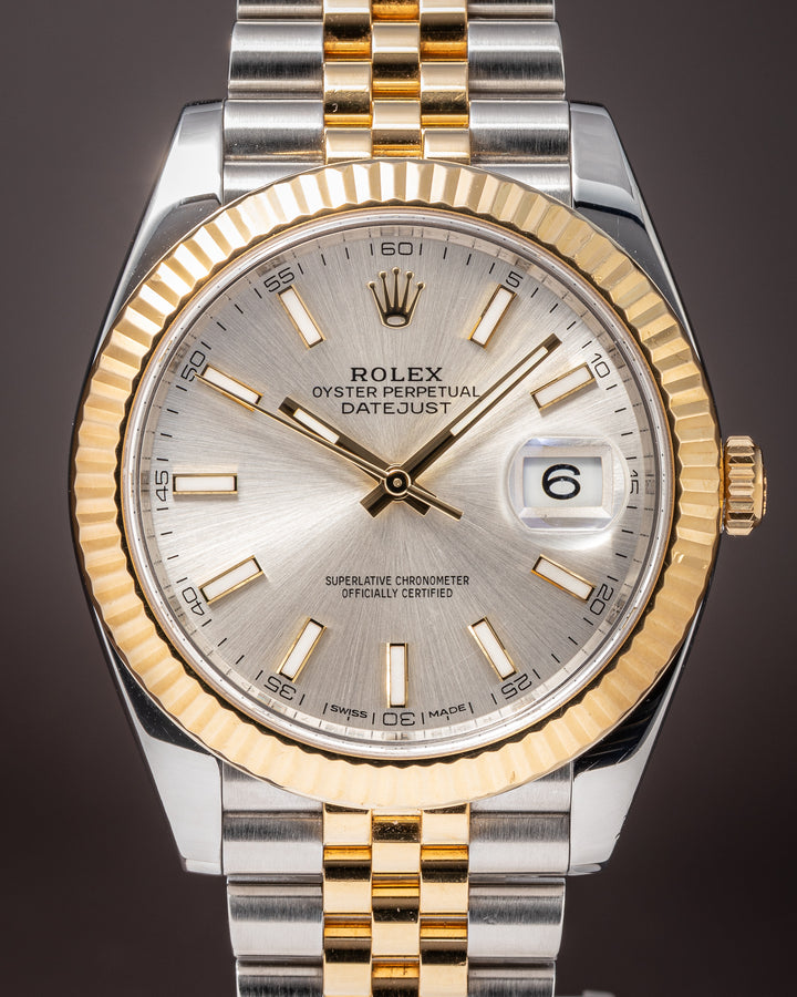 Rolex Stainless Steel and 18k Yellow Gold Datejust 41 (126333)