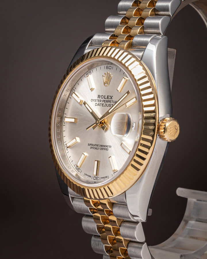 Rolex Stainless Steel and 18k Yellow Gold Datejust 41 (126333)
