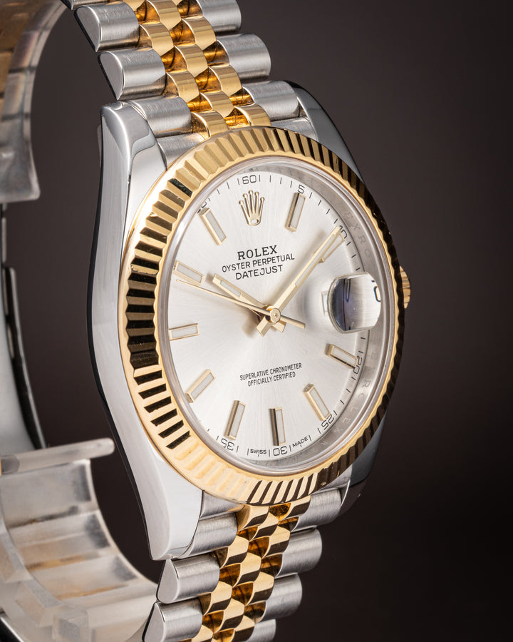 Rolex Stainless Steel and 18k Yellow Gold Datejust 41 (126333)