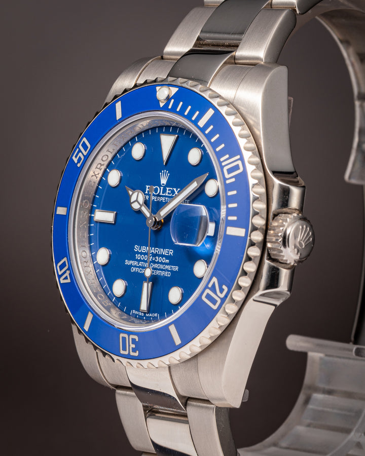 Rolex 18k White Gold Submariner Date (116619LB)