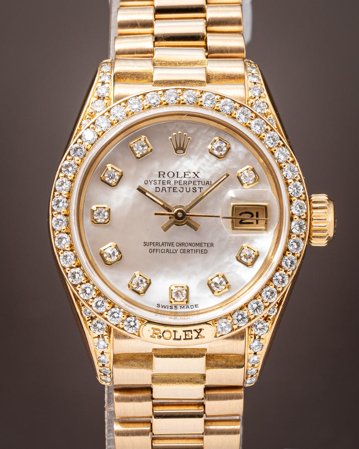 Rolex 18k Yellow Gold Women's Datejust (69158)