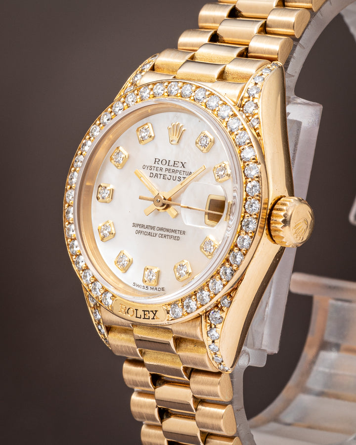 Rolex 18k Yellow Gold Women's Datejust (69158)