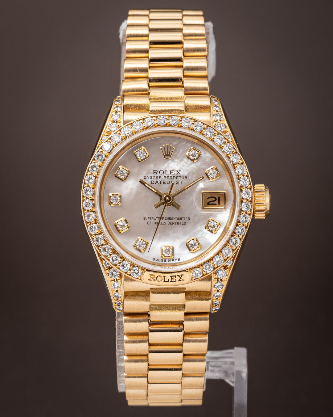 Rolex 18k Yellow Gold Women's Datejust (69158)