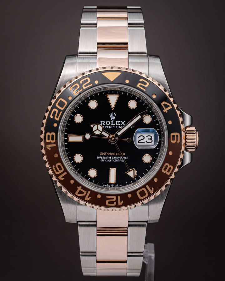 Rolex Stainless Steel and 18k Rose Gold GMT-Master II (126711CHNR)