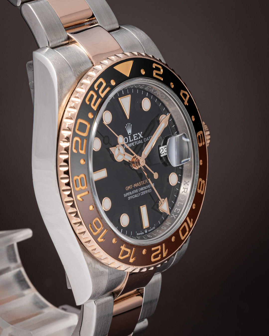 Rolex Stainless Steel and 18k Rose Gold GMT-Master II (126711CHNR)