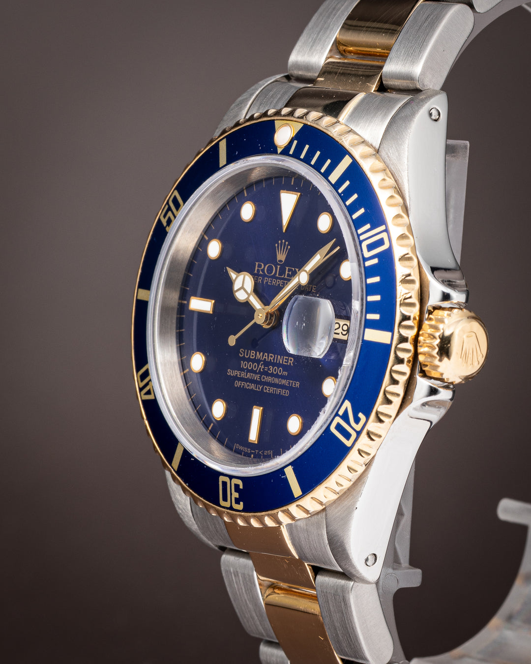 Rolex Stainless Steel and 18k Yellow Gold Submariner Date (16613)
