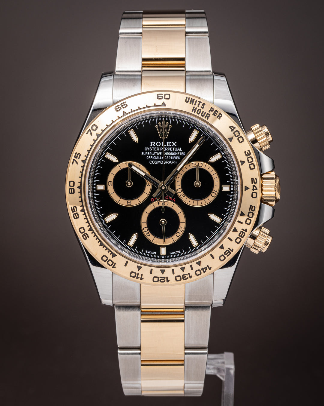 Rolex Stainless Steel and 18k Yellow Gold Cosmograph Daytona (126503)