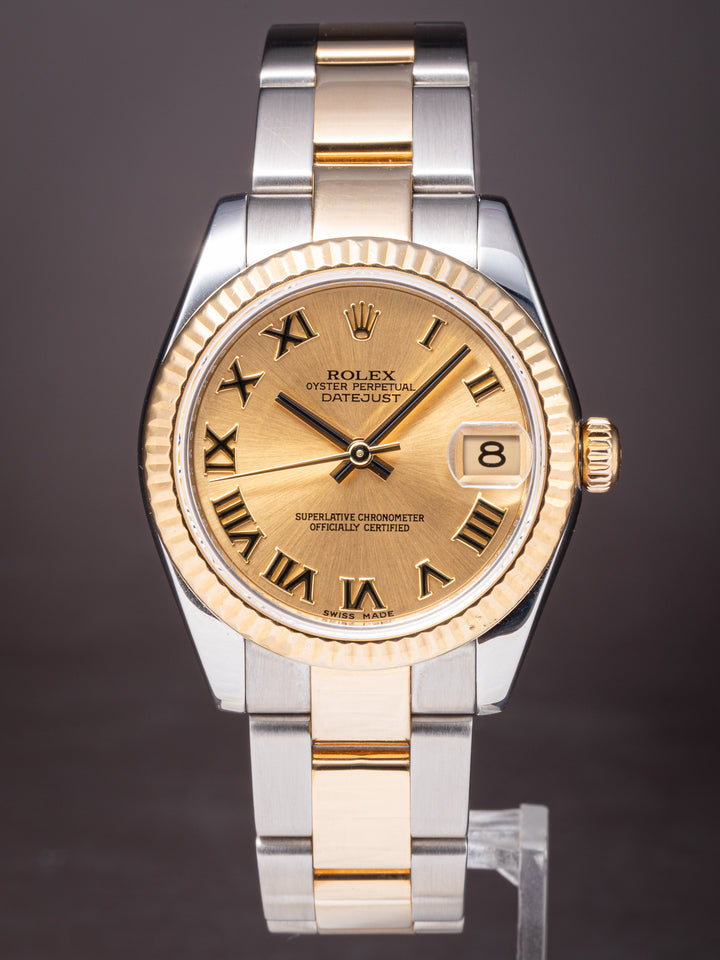 Rolex Stainless Steel and 18k Yellow Gold Women's Datejust (178273)
