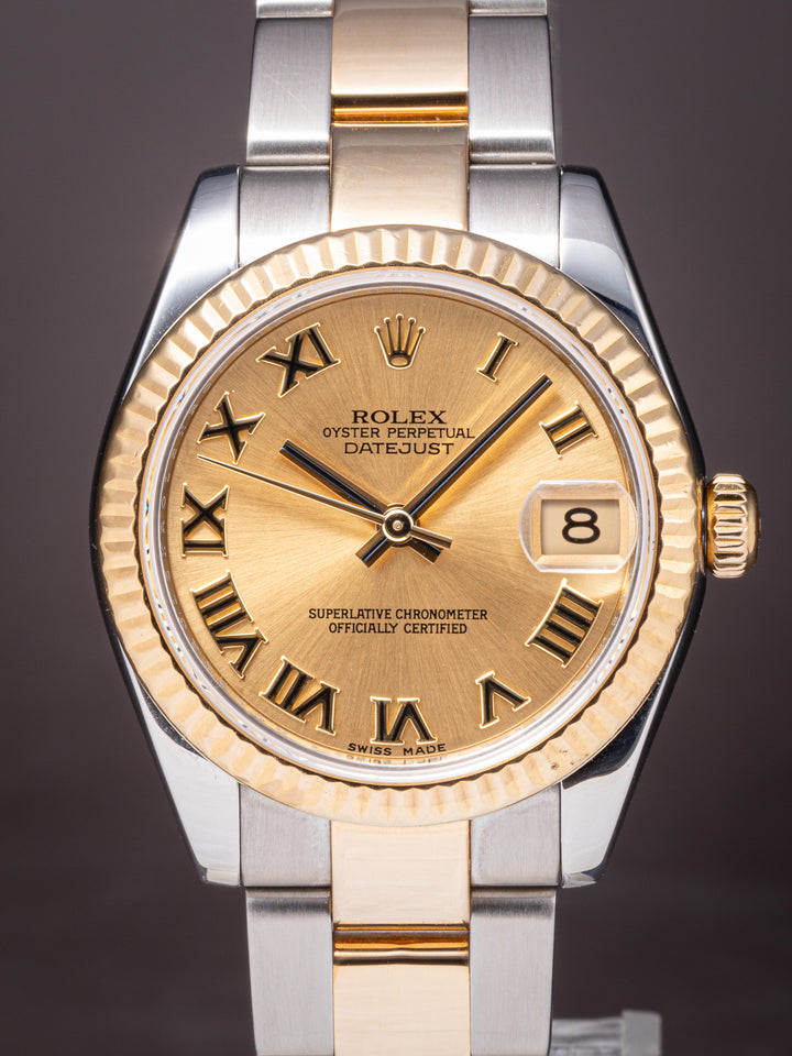 Rolex Stainless Steel and 18k Yellow Gold Women's Datejust (178273)