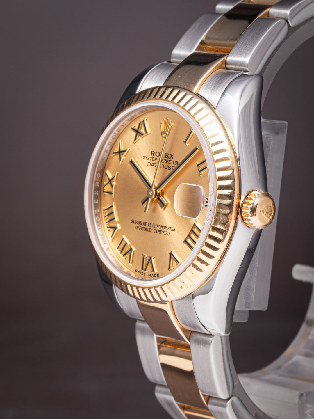 Rolex Stainless Steel and 18k Yellow Gold Women's Datejust (178273)