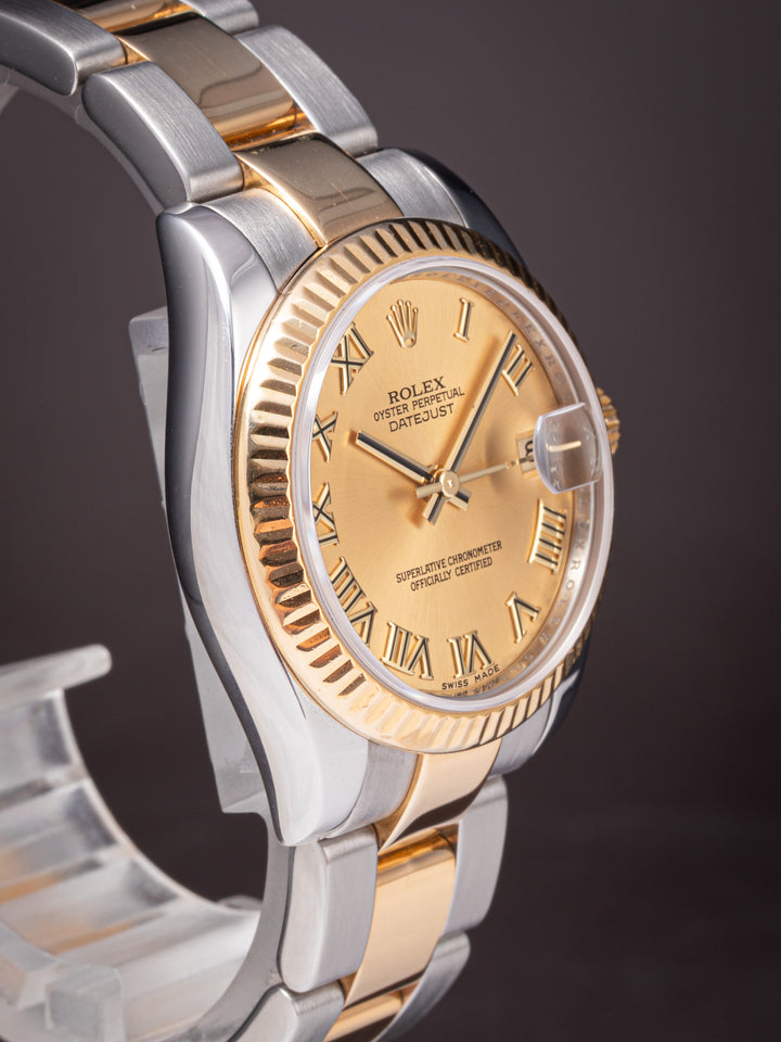 Rolex Stainless Steel and 18k Yellow Gold Women's Datejust (178273)