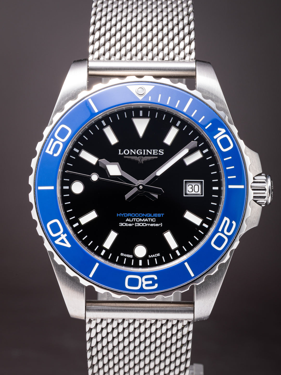 Longines Stainless Steel Hydroconquest Automatic (L3.788.4.90.6)