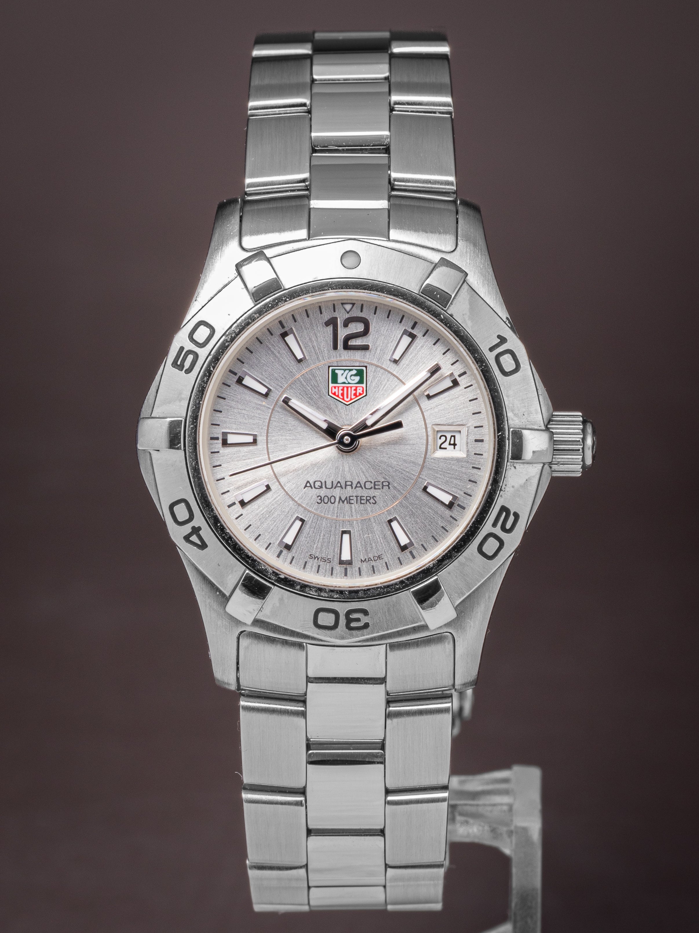 TAG Heuer Stainless Steel Women's Aquaracer (WAF1412) – Watches Etc.