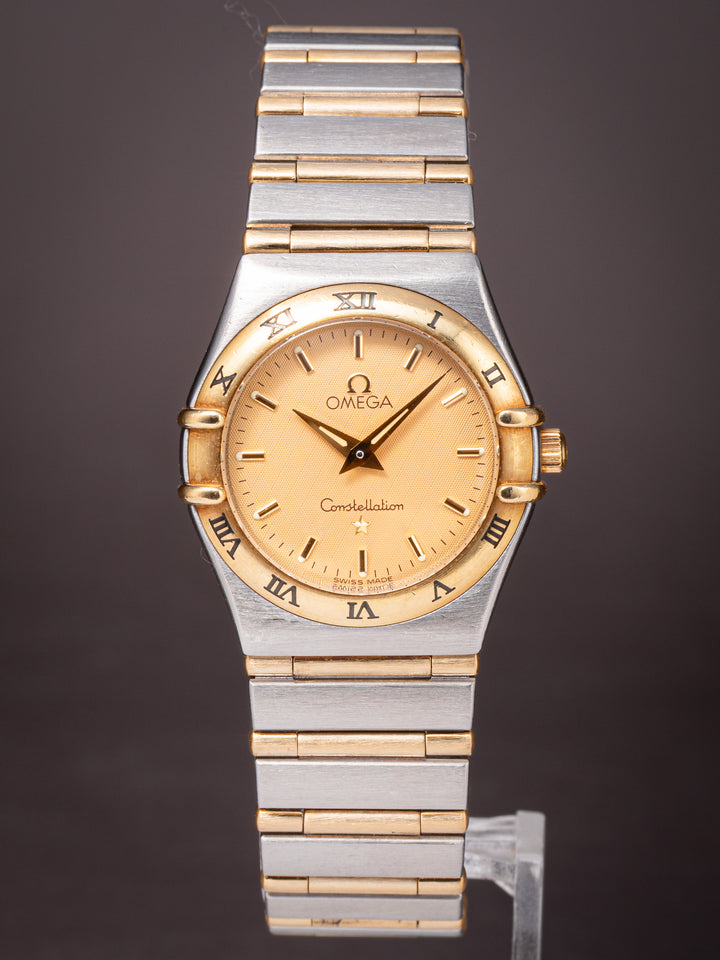 Omega Stainless Steel and 18k Yellow Gold Women's Constellation (1272.10.00)