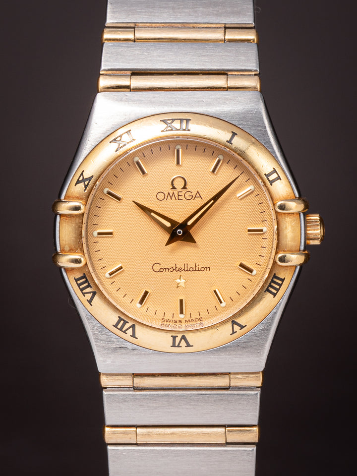 Omega Stainless Steel and 18k Yellow Gold Women's Constellation (1272.10.00)