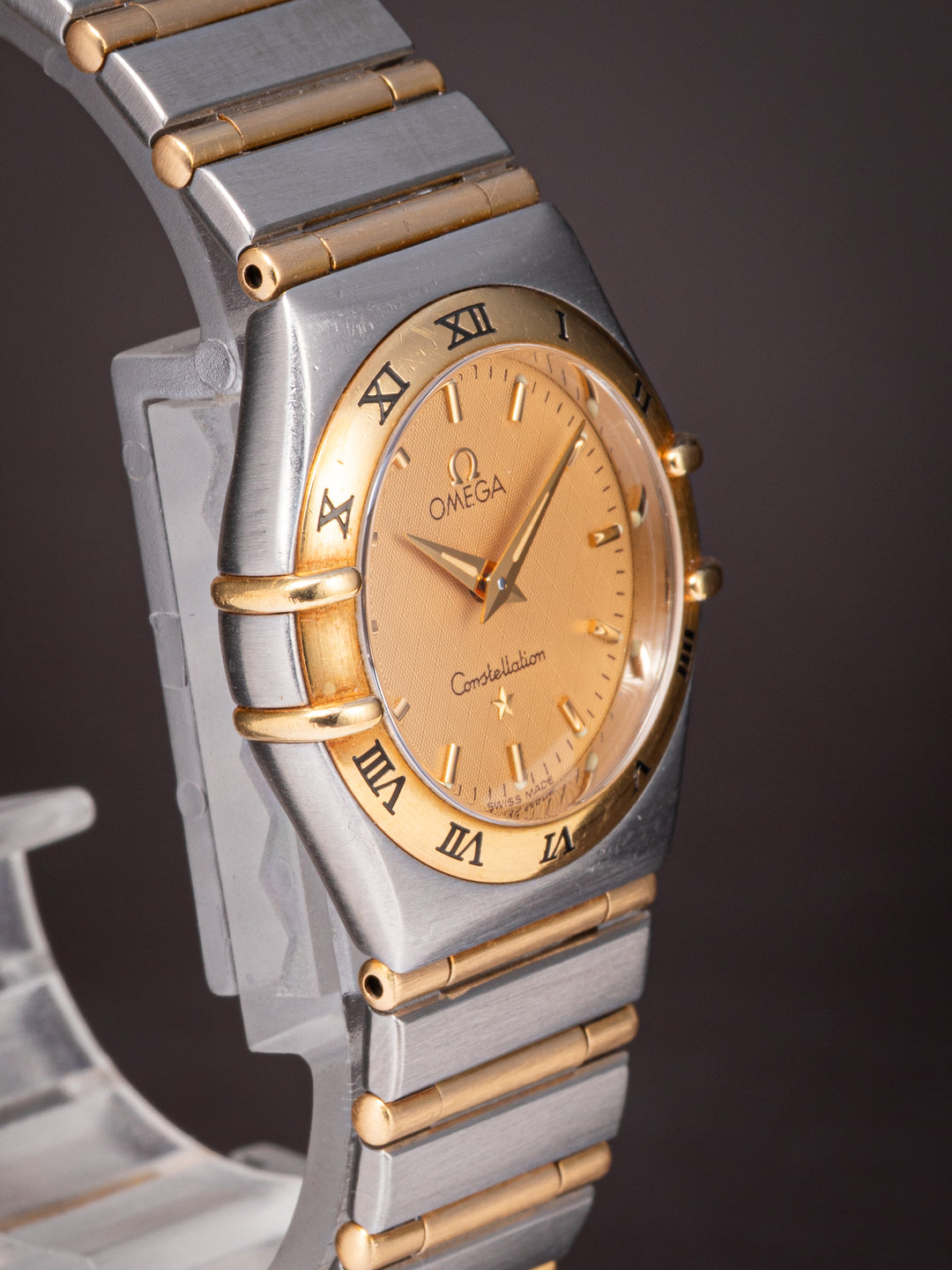 Omega Stainless Steel and 18k Yellow Gold Women's Constellation (1272.10.00)