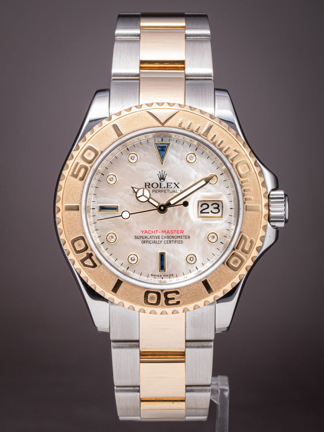 Rolex Stainless Steel and 18k Yellow Gold Yacht-Master (16623)