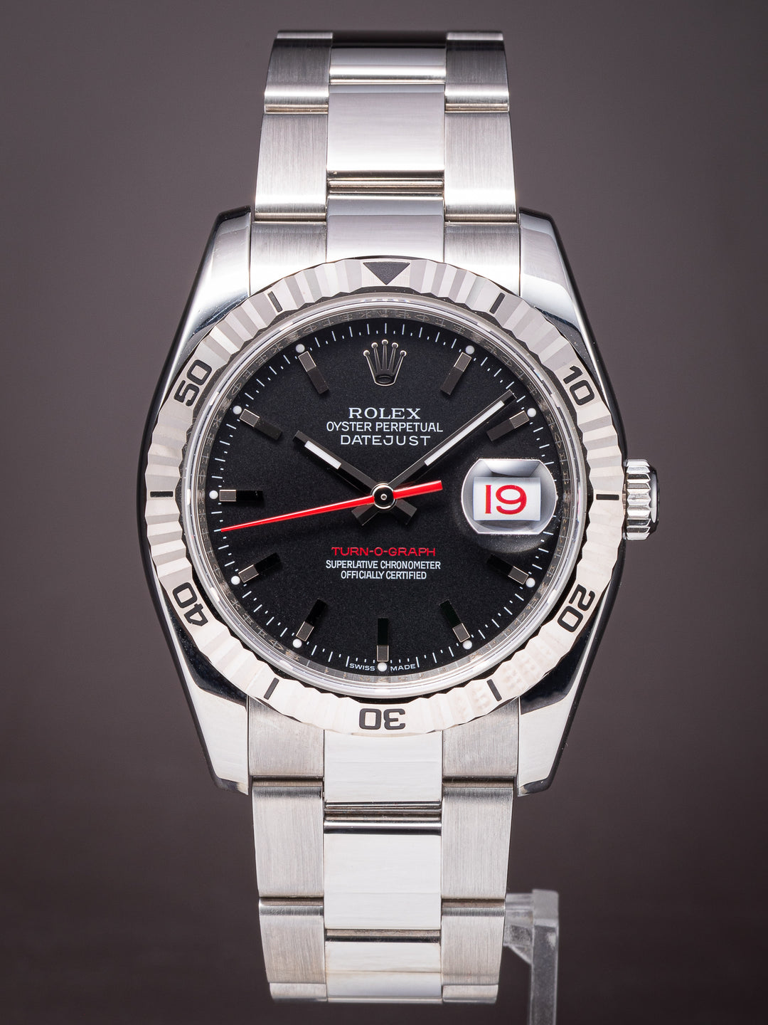 Rolex Stainless Steel Datejust Turn-o-Graph (116264)