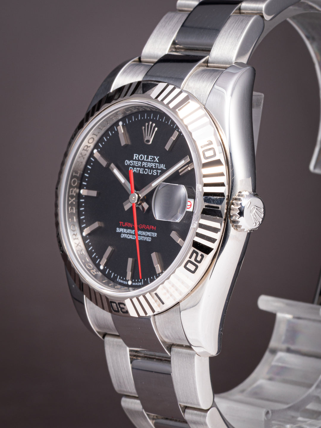 Rolex Stainless Steel Datejust Turn-o-Graph (116264)