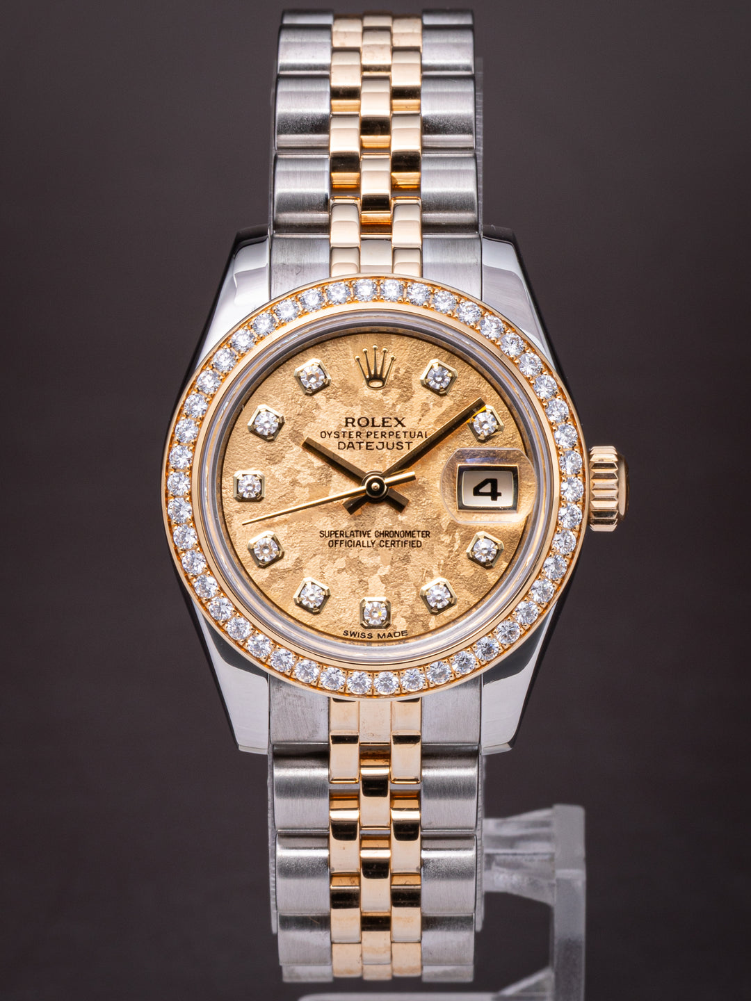 Rolex Stainless Steel and 18k Yellow Gold Women's Datejust (179383RBR)