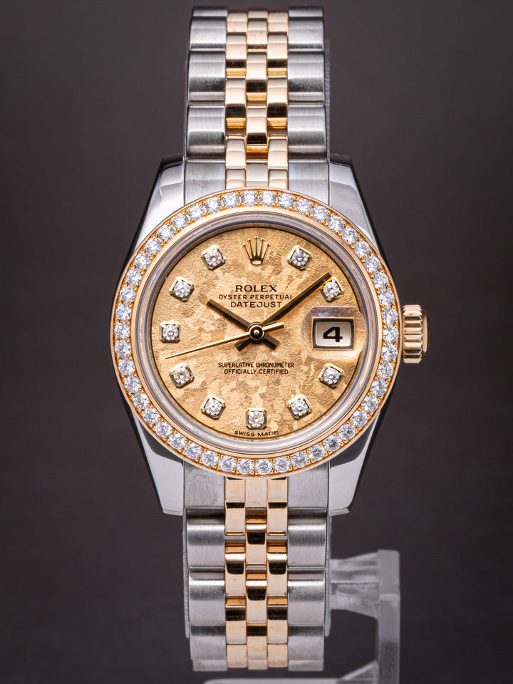 Rolex Stainless Steel and 18k Yellow Gold Women's Datejust (179383RBR)