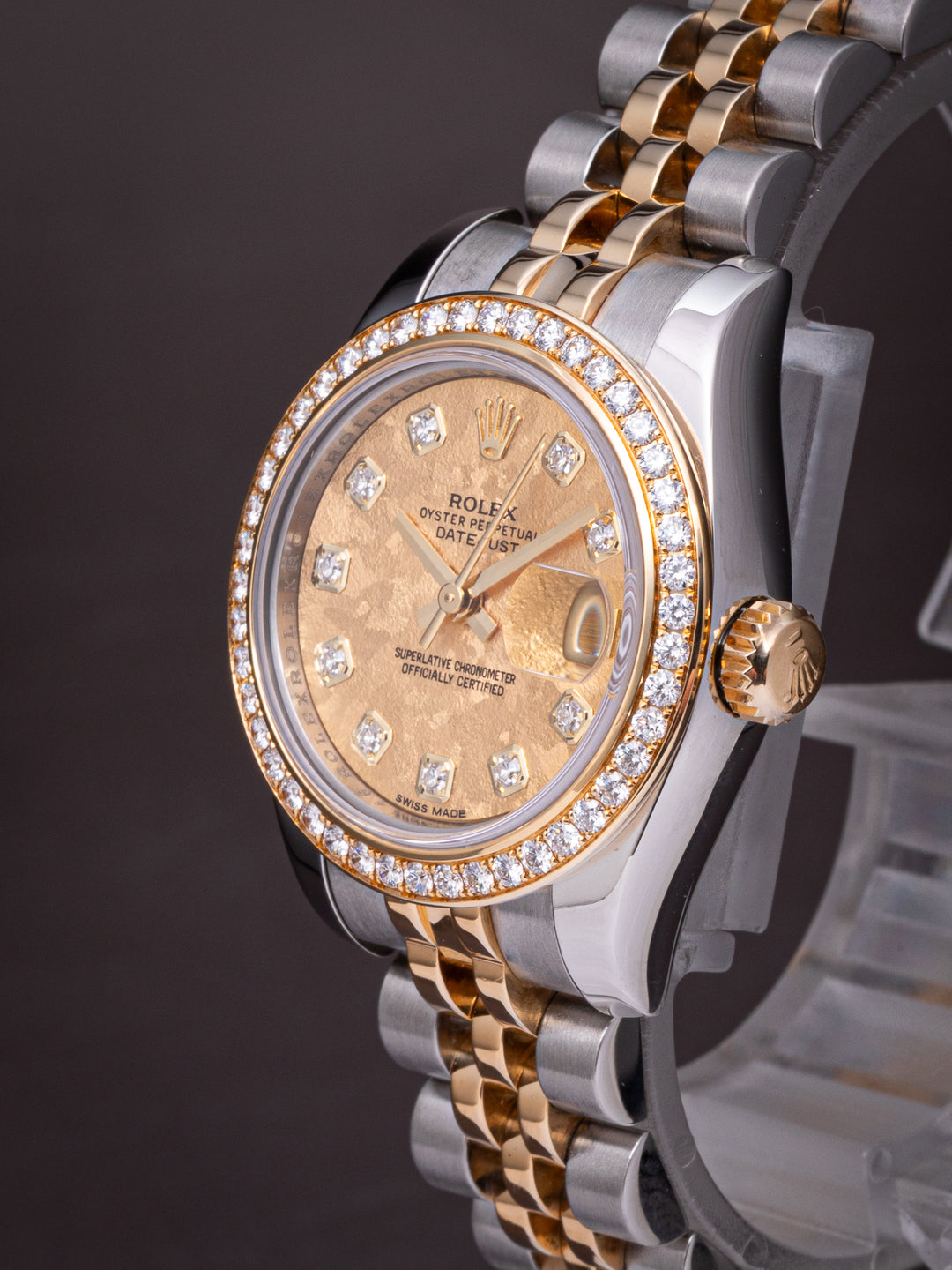 Rolex Stainless Steel and 18k Yellow Gold Women's Datejust (179383RBR)