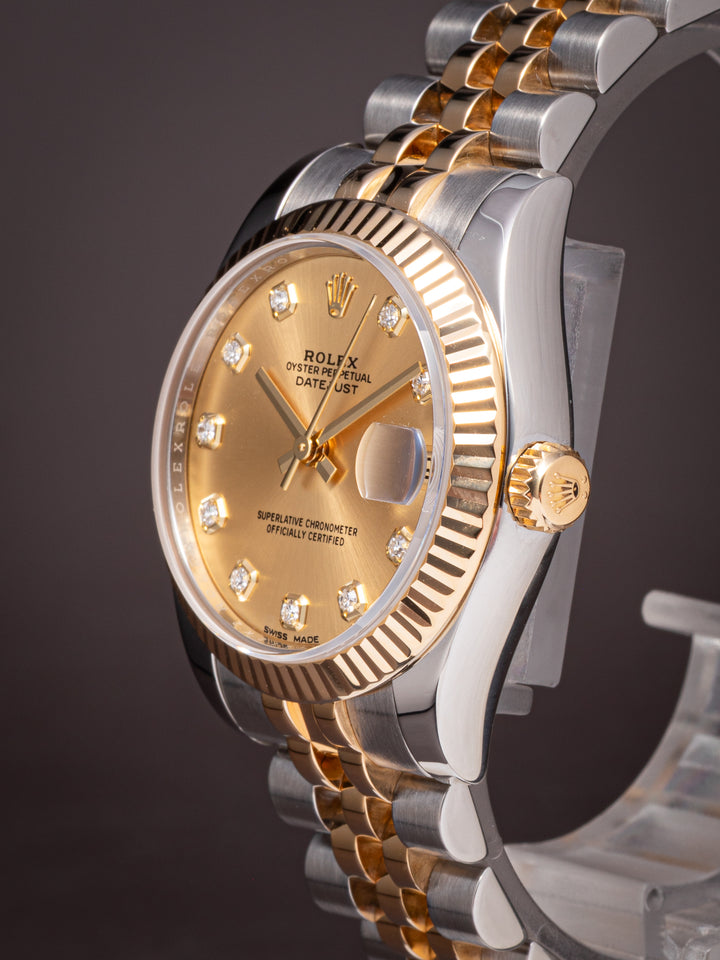 Rolex Stainless Steel and 18k Yellow Gold Women's Datejust (178273)