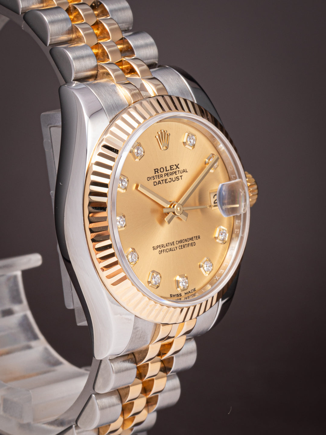 Rolex Stainless Steel and 18k Yellow Gold Women's Datejust (178273)